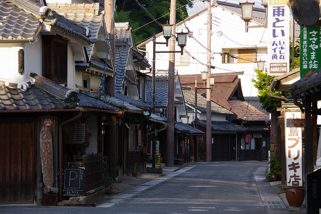 歴史的町並みが残る篠山市の城下町