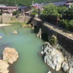 かつての「生野鉱山」トロッコ道の跡