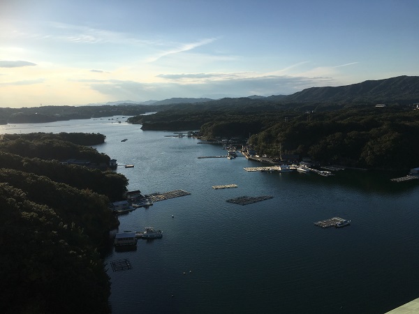 英虞湾の夕景（志摩観光ホテル）