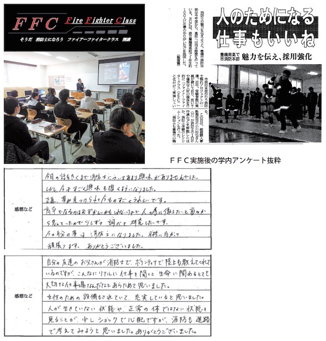 FFC実施後の学内アンケート抜粋