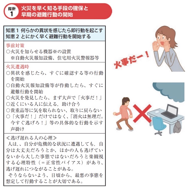 「火災から命を守る避難の指針」の策定について7